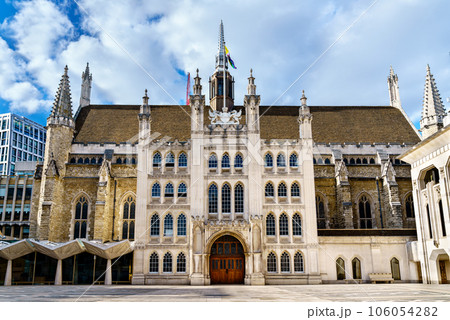 Guildhall, a historic civic building in London, England 106054282