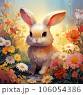 兎アイコン（PFP）| 兎と花畑 106054386