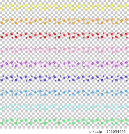 七彩三葉草線9色套裝 106054403