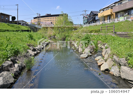 川口散歩：旧芝川の流れ　川口市青木 106054947