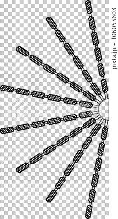 台湾のビンロウ屋の看板_線画 106055603