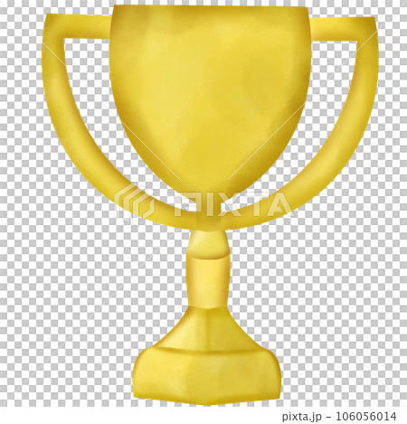 golden trophy cup isolated on white golden trophy cup isolated on white 106056014