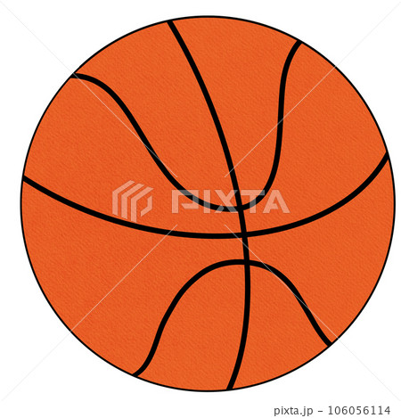 basketball isolated on white background 106056114