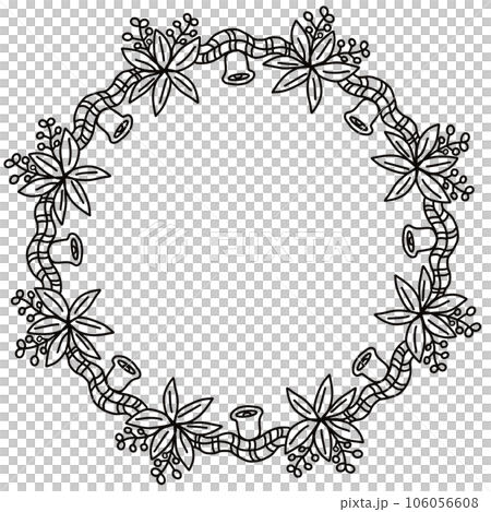 elegant frame elegant vector element of a wreath elegant frame elegant vector element of a wreath 106056608