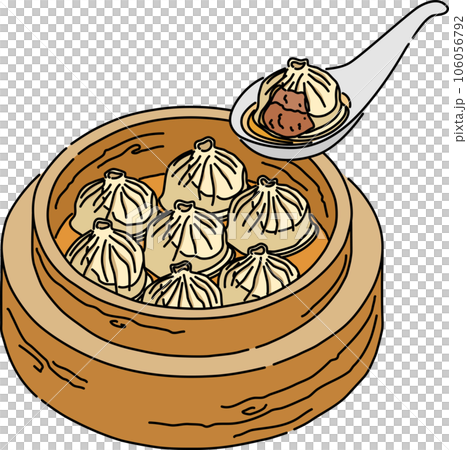 小籠包_輪廓+繪畫 106056792