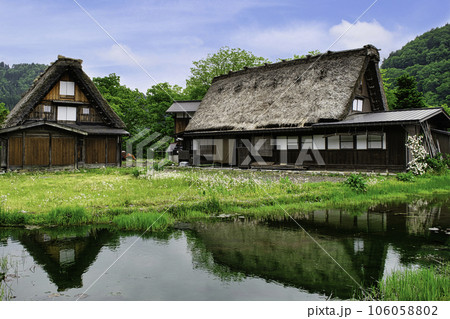 岐阜県 白川郷合掌造り集落 合掌造り民宿 世界遺産 岐阜県 白川郷合掌造り集落 合掌造り民宿 世界遺産 106058802
