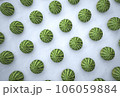 並んだスイカの緑のパターン 106059884