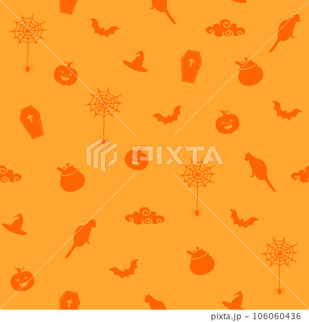 Halloween element seamless pattern. Happy Halloween day. Halloween element seamless pattern. Happy Halloween day. 106060436
