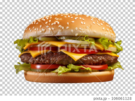 AI插畫,美味的漢堡 AI插畫,美味的漢堡 106061128