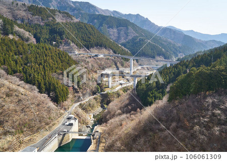 埼玉県秩父 ループ橋 雷電廿六木橋 埼玉県秩父 ループ橋 雷電廿六木橋 106061309