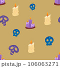 Dia de los Muertos seamless pattern 106063271
