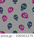 Dia de los Muertos seamless pattern 106063276