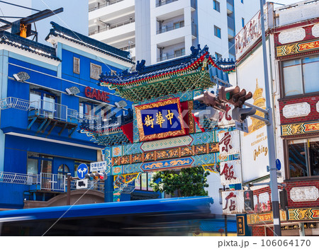横浜中華街 朝陽門 横浜中華街 朝陽門 106064170