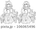 Anime full body manga visual novel npc sprite. 106065496