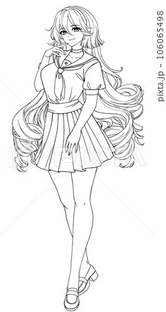 Anime full body manga visual novel npc sprite. Anime full body manga visual novel npc sprite. 106065498