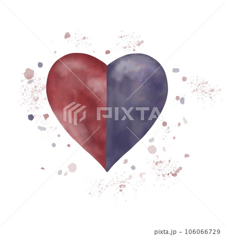 Heart from watercolor 106066729