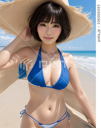 水着の女性 106066895