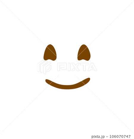 Laughing face doodle icon. Emoticon in hand drawn style isolated -  indivstock