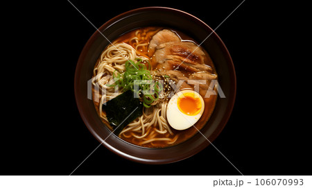 Asian noodle soup 106070993