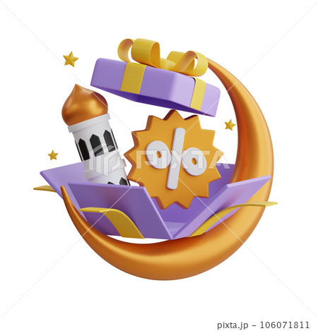 Online shopping 3D Illustration, online shop, online payment and delivery concept with floating elements. 106071811