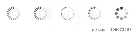 Download sign set. Load icons set. Load system. Data load. Loading bar. Froze computer. Vector stock illustration. Vector illustration Download sign set. Load icons set. Load system. Data load. Loading bar. Froze computer. Vector stock illustration. Vector illustration 106072387