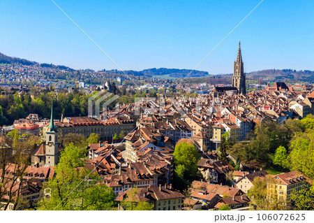 View of the old town of Bern in Switzerland View of the old town of Bern in Switzerland 106072625