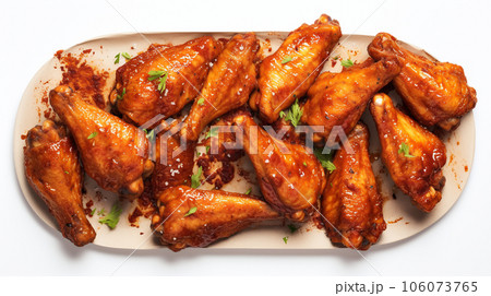 Grilled chicken wings 106073765