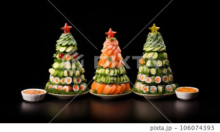 Rolls made as Christmas Tree 106074393