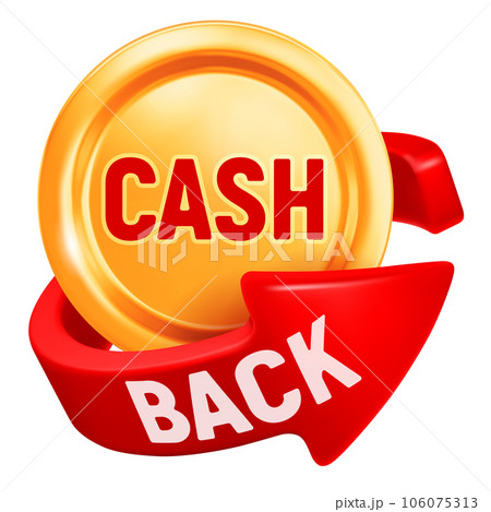 Cash Back Sign 106075313