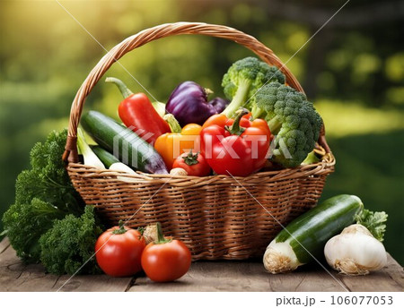 野菜盛り合わせ/野菜集合/採れたて野菜 野菜盛り合わせ/野菜集合/採れたて野菜 106077053