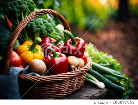 野菜盛り合わせ/野菜集合/採れたて野菜 106077055