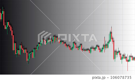 Forex trading graph in graphic concept suitable for financial investment or Economic trends business idea and all art work design. Abstract finance background. Vector illustration 106078735