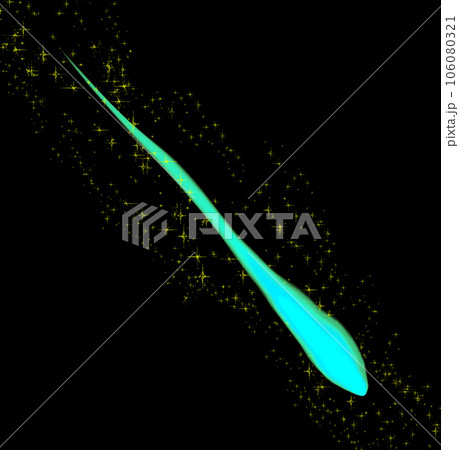 彗星、宇宙、流星、隕石、輝く 彗星、宇宙、流星、隕石、輝く 106080321