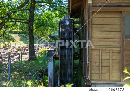 矢瀬マイクロ水力発電所 矢瀬遺跡 真夏の風景 群馬県みなかみ町 矢瀬マイクロ水力発電所 矢瀬遺跡 真夏の風景 群馬県みなかみ町 106081784