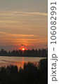 sunset over the lake 106082991