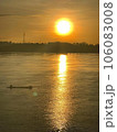 sunrise at river Thai scene 106083008