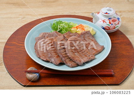 牛タン、牛たん、ぎゅうたん、焼肉、味付き牛たん、焼き肉。 106083225