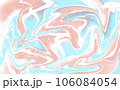 シンプルなマーブル背景　水色 106084054
