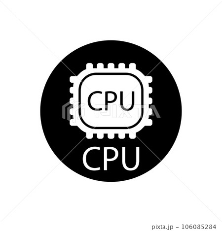 cpu icon vector 106085284
