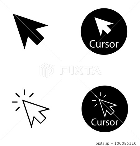 cursor icon vector 106085310