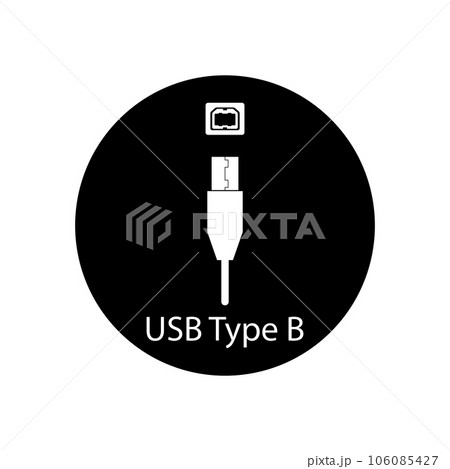 usb icon vector 106085427