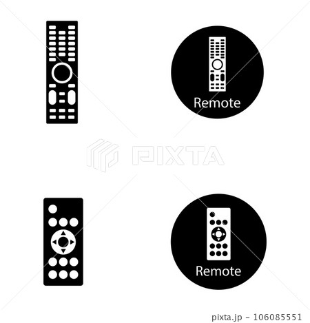 remote icon vector 106085551