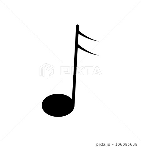 music note icon vector 106085638