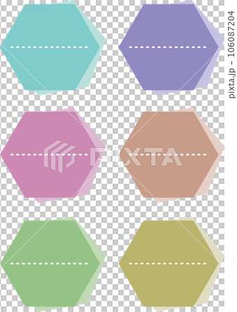 colorful frame set with shadow colorful frame set with shadow 106087204