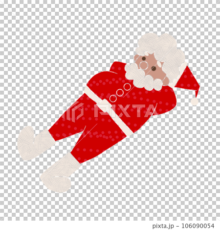 Lying Santa Claus Christmas color Lying Santa Claus Christmas color 106090054