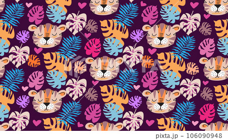 Tiger baby pattern 3 Tiger baby pattern 3 106090948
