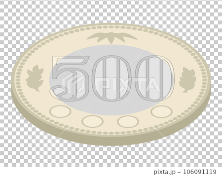 500 yen coin 106091119