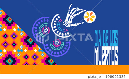 Dia de los Muertos banner 4 Dia de los Muertos banner 4 106091325