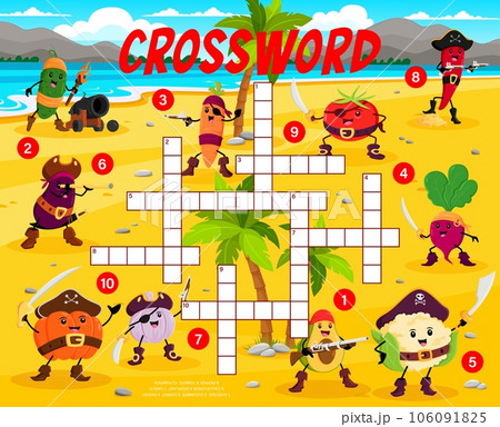 Pirates Treasure Crosswords