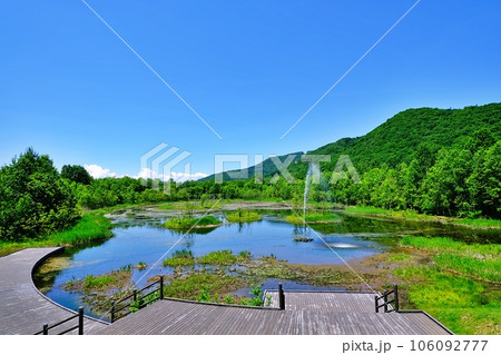 北海道東川町「七色の噴水」の風景 106092777